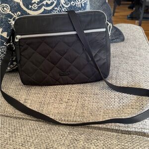 Vera Bradley Black Quilted Shoulder Bag